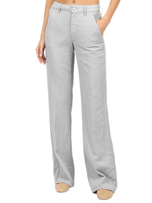 pantalone donna a zampa sabbia Atelier Cigala's | 230-TMLS07084
